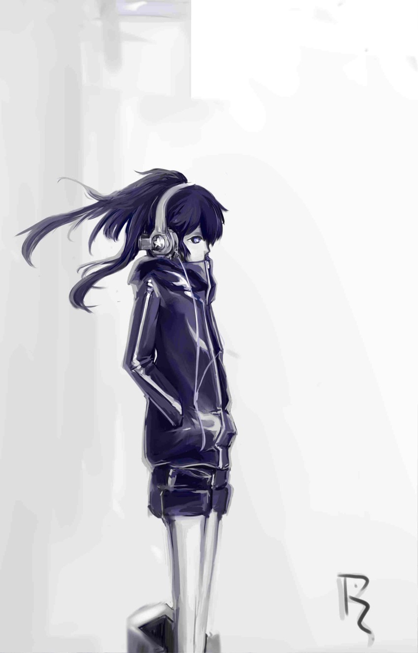 black rock shooter (black rock shooter) drawn by oshino_yeye