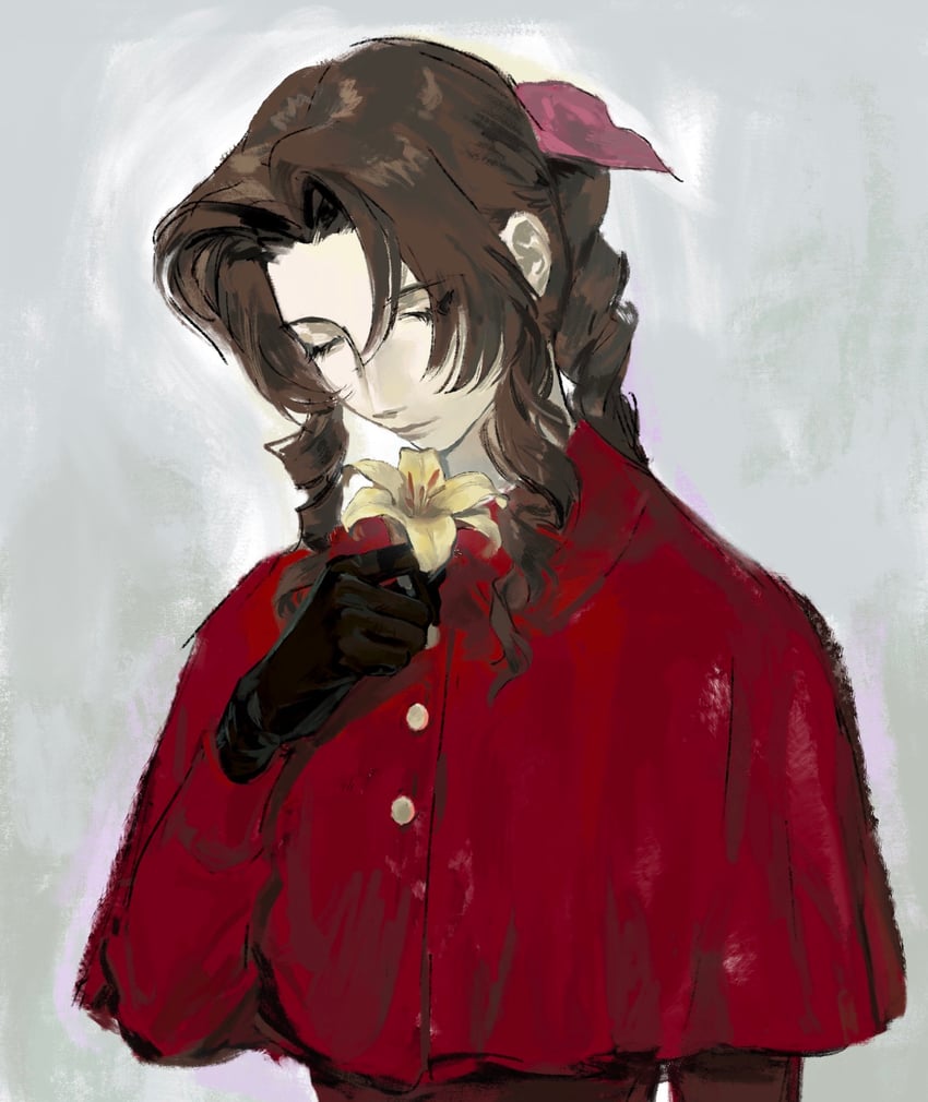 aerith gainsborough (final fantasy and 1 more) drawn by horro26810047