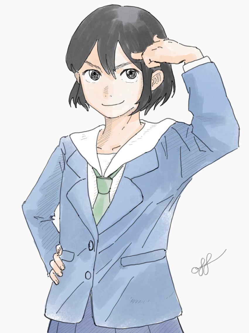 asakusa midori (eizouken ni wa te wo dasu na!) drawn by offtoner