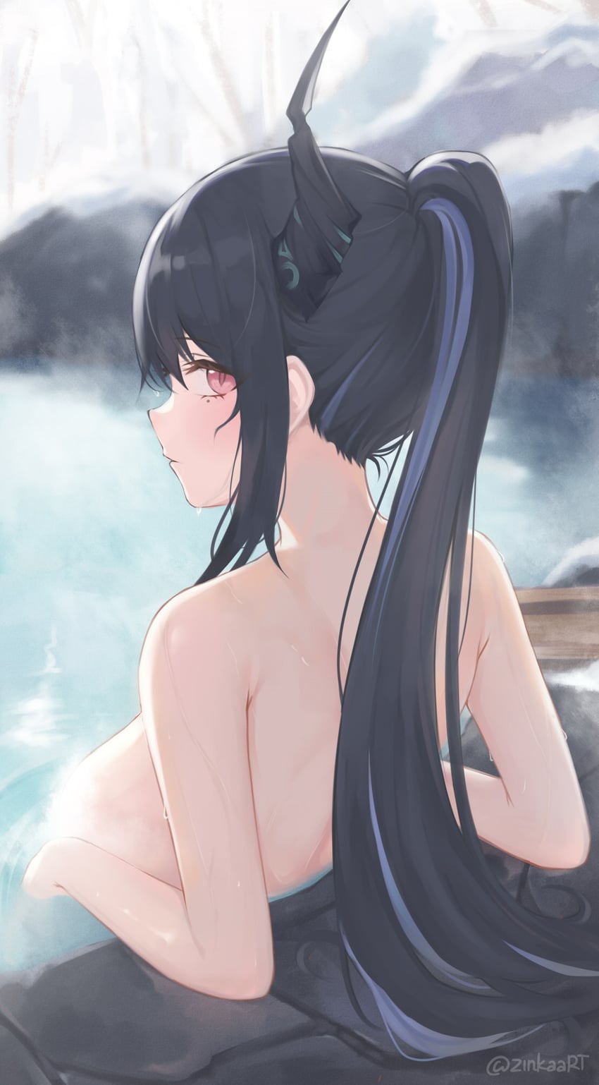 nerissa ravencroft (hololive and 1 more) drawn by zinkaa