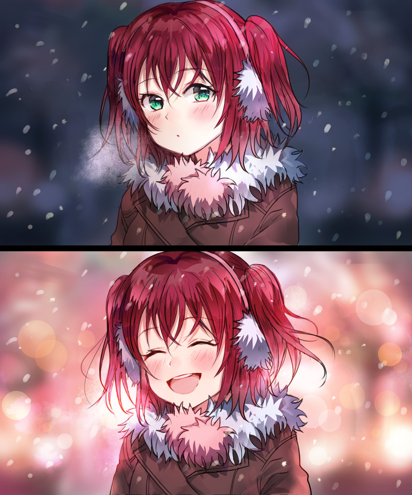 kurosawa ruby (love live! and 1 more) drawn by hyugo