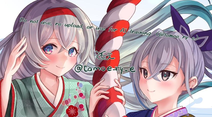 firefly and silver wolf (honkai and 1 more) drawn by tomoe_(pixiv_53856103)