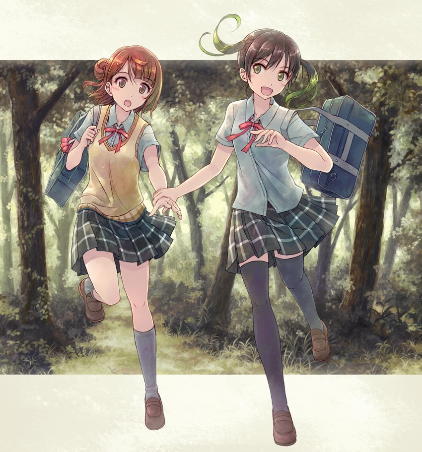 uehara ayumu and takasaki yu (love live! and 1 more) drawn by yakka