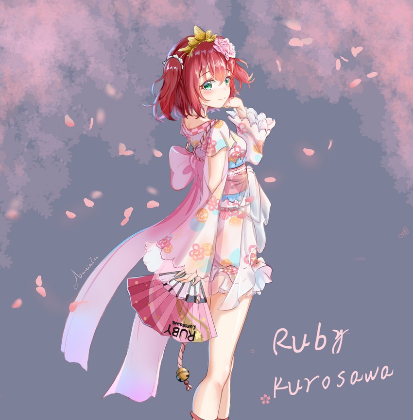 kurosawa ruby (love live! and 1 more) drawn by azuniazzz
