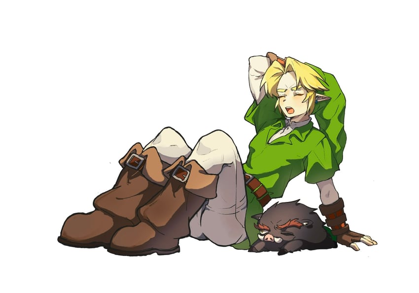 link and ganondorf (the legend of zelda and 1 more) drawn by 0garlyar