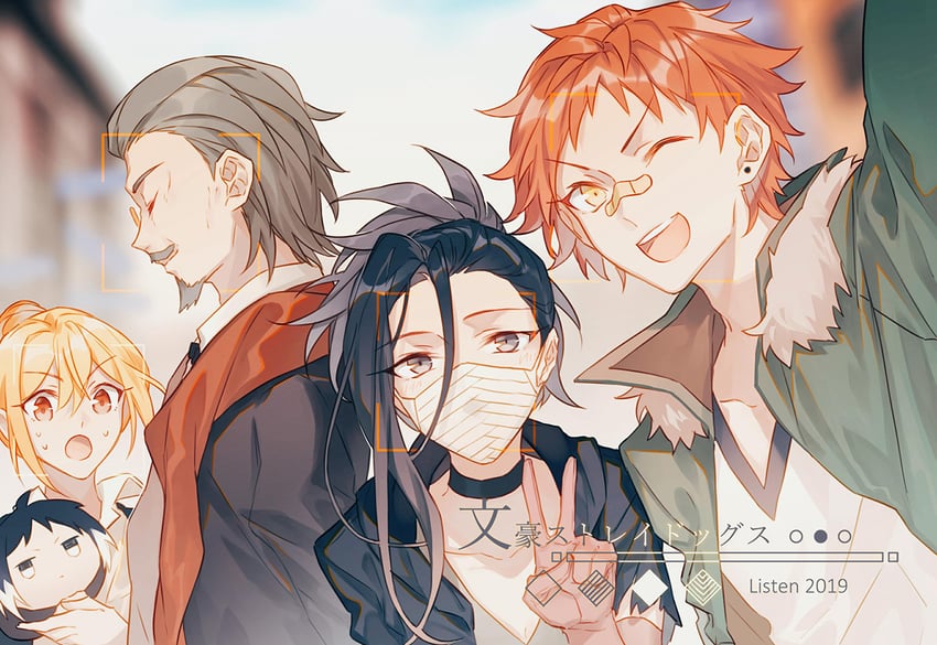 akutagawa ryuunosuke, higuchi ichiyou, akutagawa gin, tachihara michizou, and hirotsu ryuurou (bungou stray dogs) drawn by orz1016