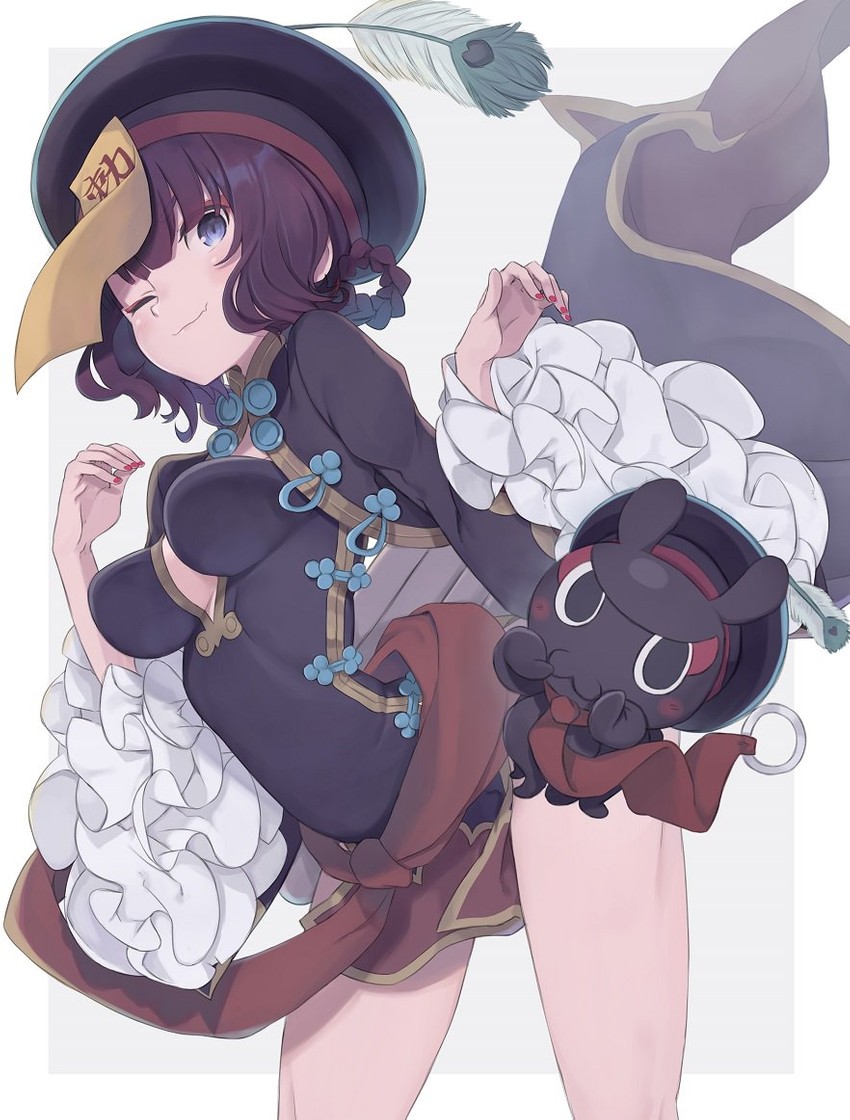 shuten douji, katsushika hokusai, and tokitarou (fate and 1 more) drawn by totatokeke