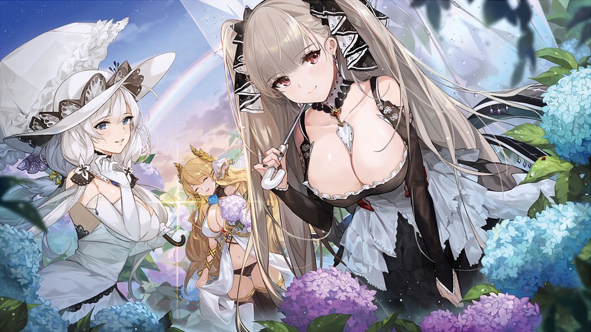 formidable, illustrious, and victorious (azur lane) drawn by lirica