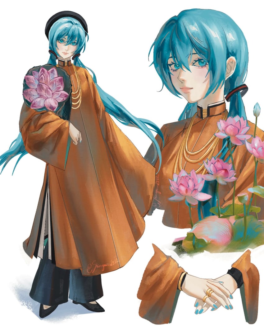 hatsune miku (vocaloid) drawn by shiru251