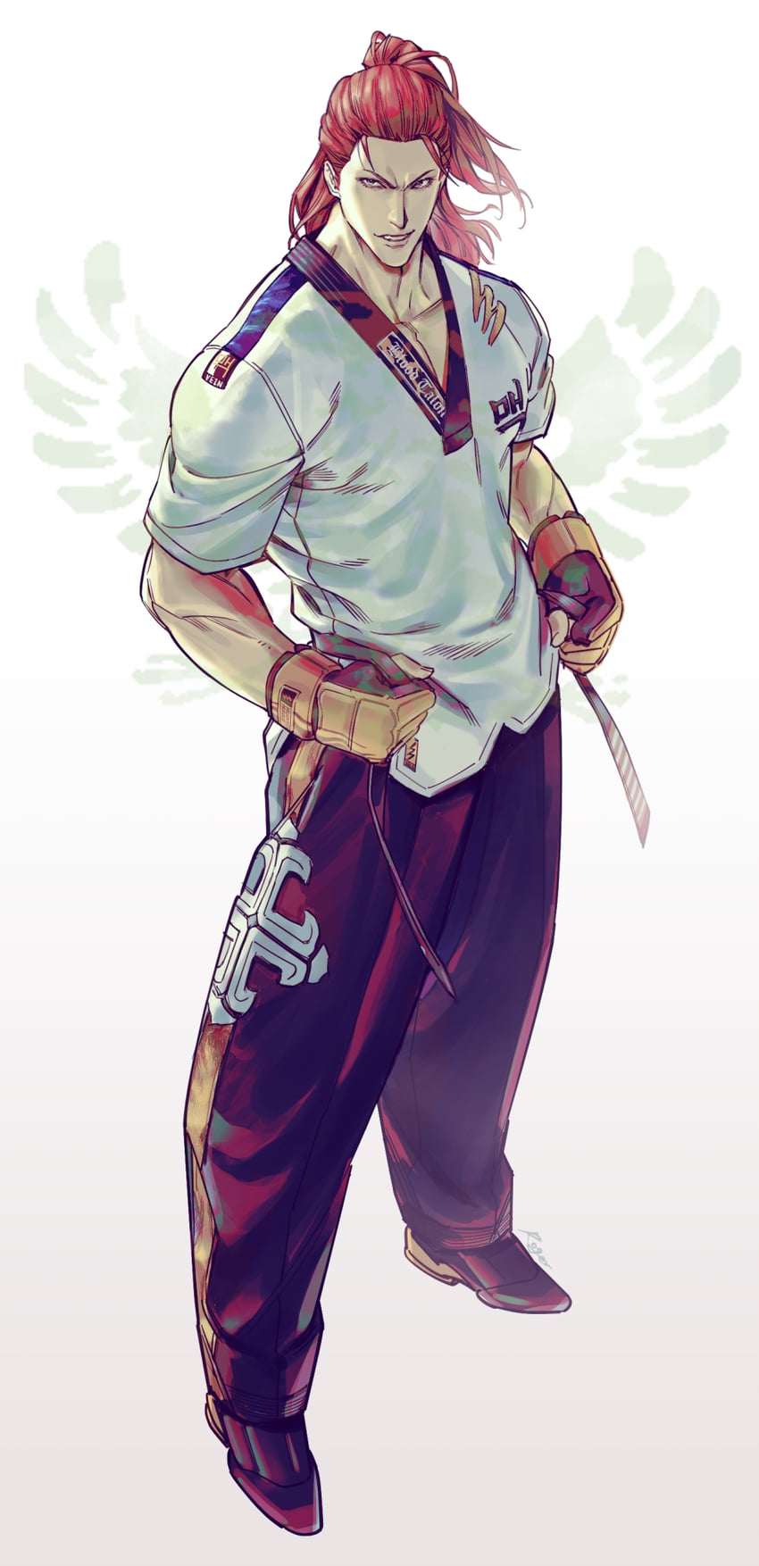 hwoarang (tekken and 1 more) drawn by roger_525