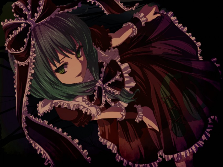 kagiyama hina (touhou) drawn by mikage_kirino and yuha_(yh-krm)