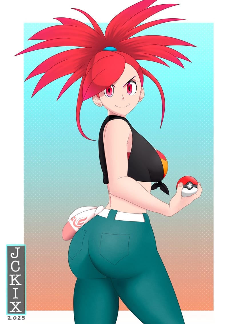 flannery (pokemon and 1 more) drawn by jckix