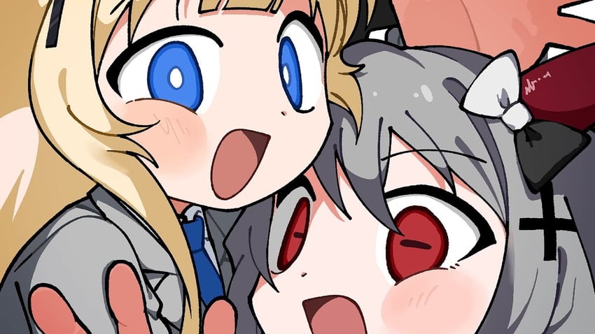 akuma and tenshi (aiobahn and 1 more) drawn by odayaka