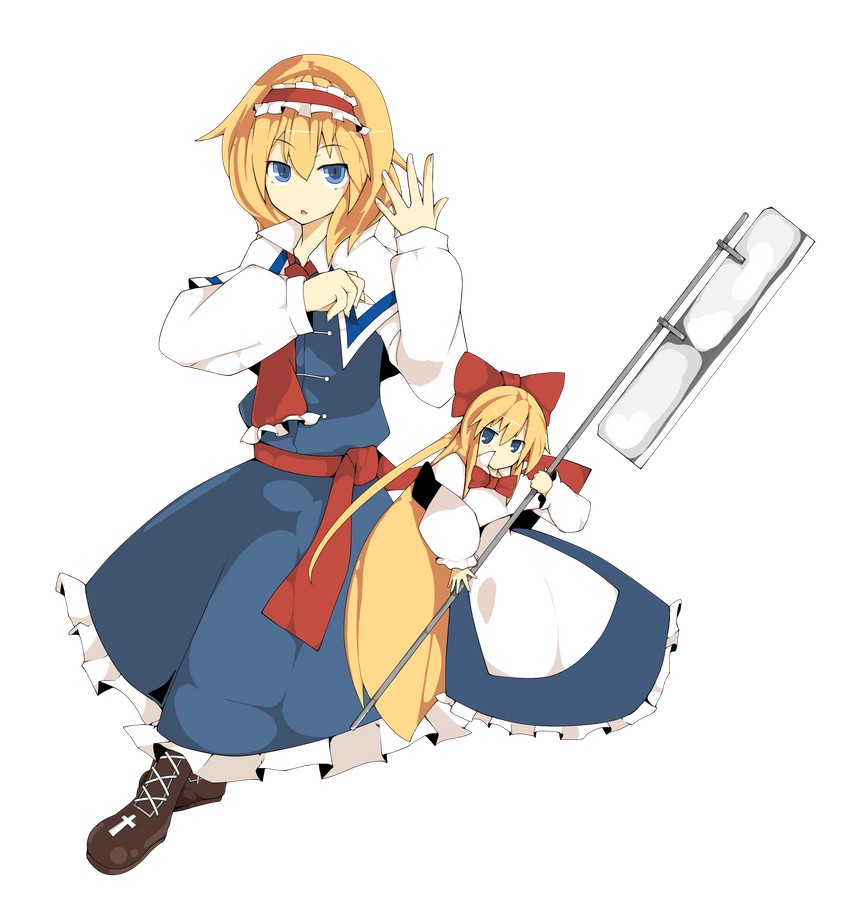 alice margatroid and shanghai doll (touhou) drawn by nanairo_neru