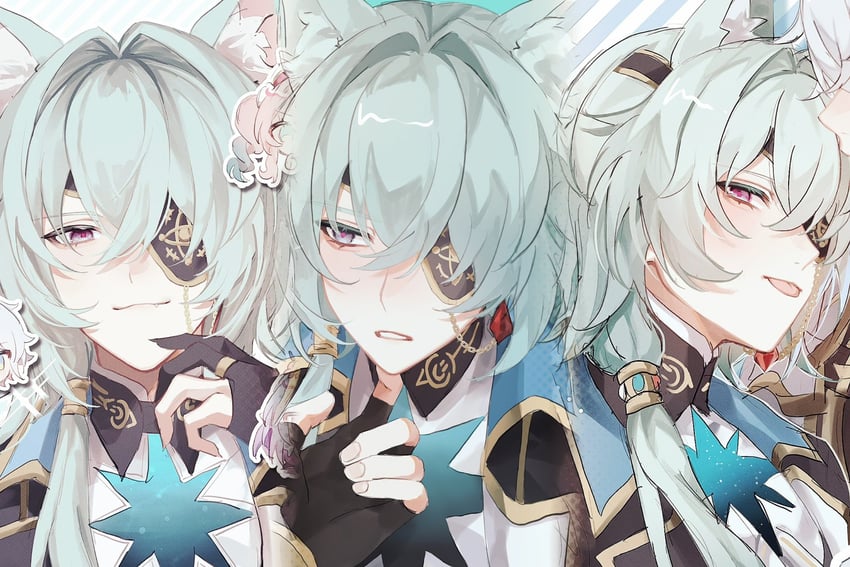 phainon and anaxa (honkai and 1 more) drawn by fz7047