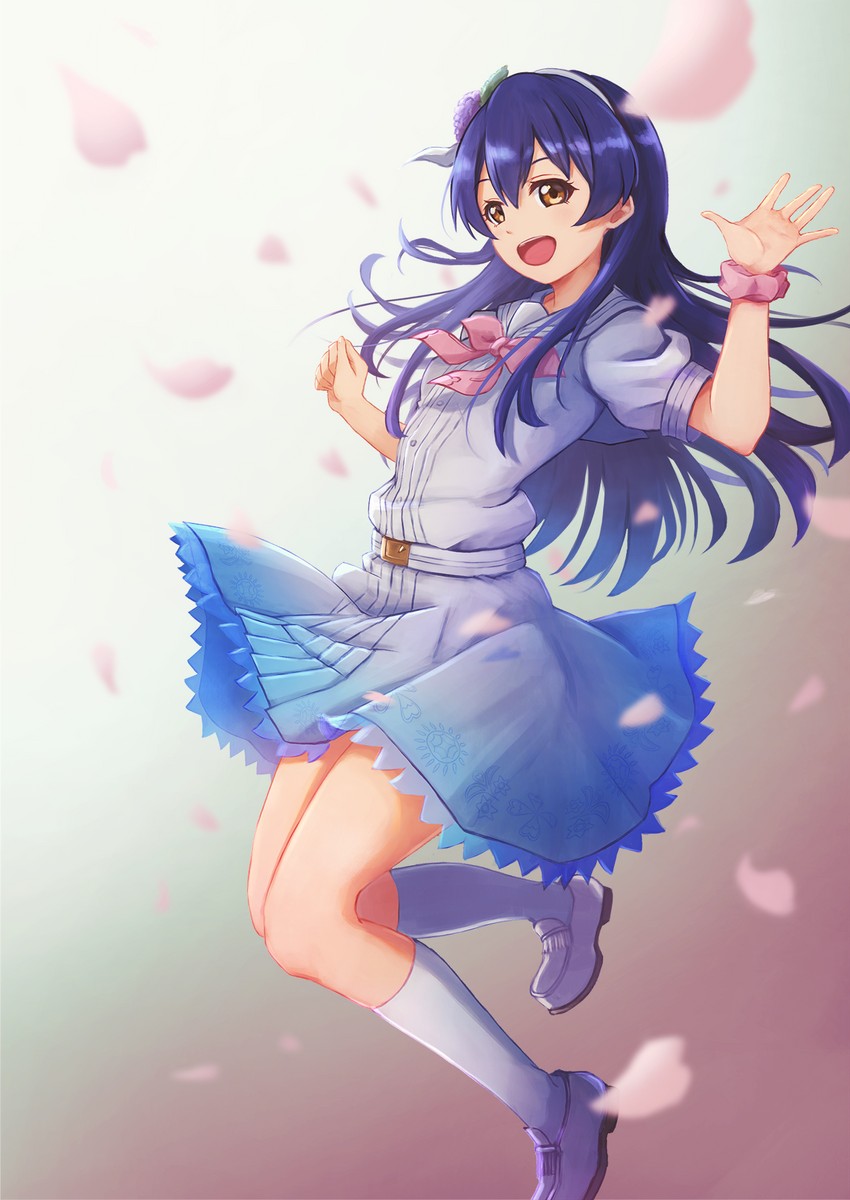 sonoda umi (love live! and 1 more) drawn by macken666