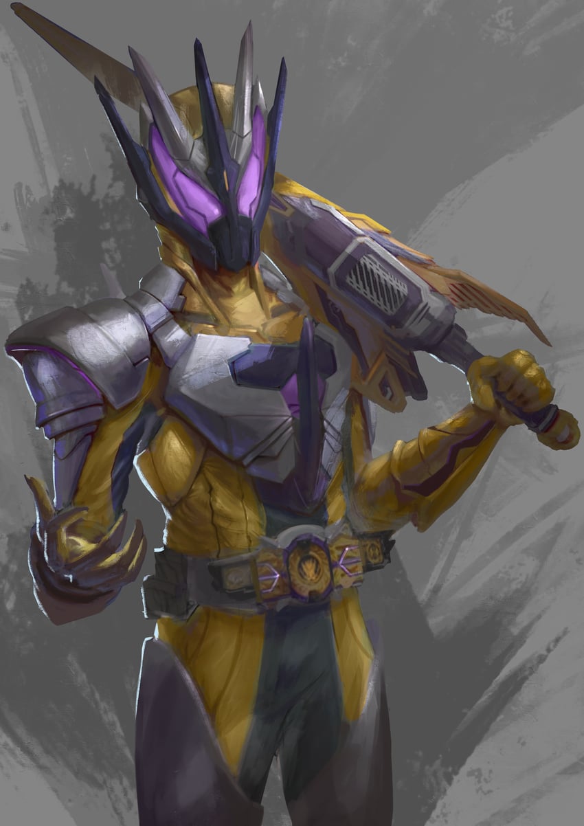 kamen rider thouser (kamen rider and 1 more) drawn by norman_suarno