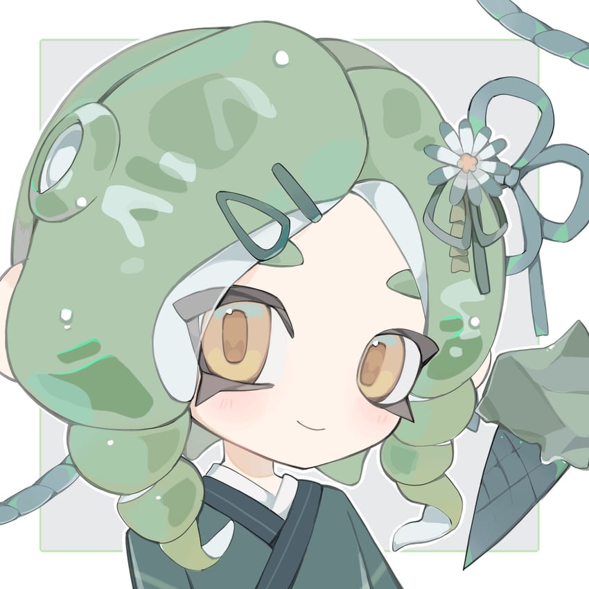 octoling player character and octoling girl (splatoon) drawn by rongyu1029