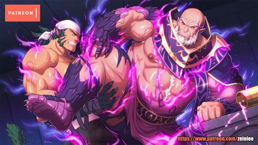 muarim and medeus (fire emblem and 3 more) drawn by zelo-lee