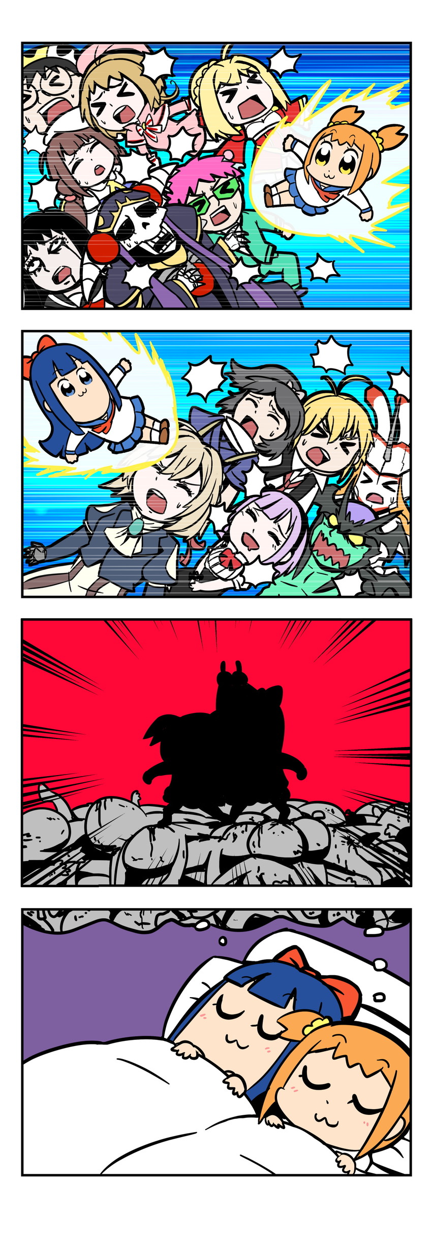 nero claudius, kinomoto sakura, popuko, yamato-no-kami yasusada, pipimi, and 10 more (fate and 16 more) drawn by zcy902