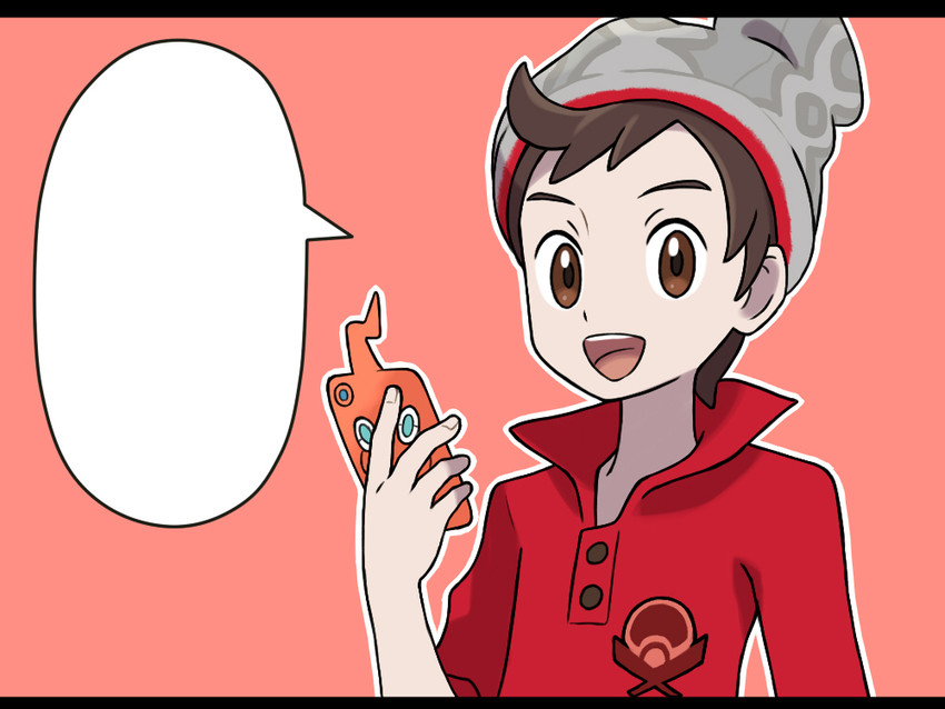 rotom, rotom phone, and victor (pokemon and 1 more) drawn by asatsuki_(fgfff)