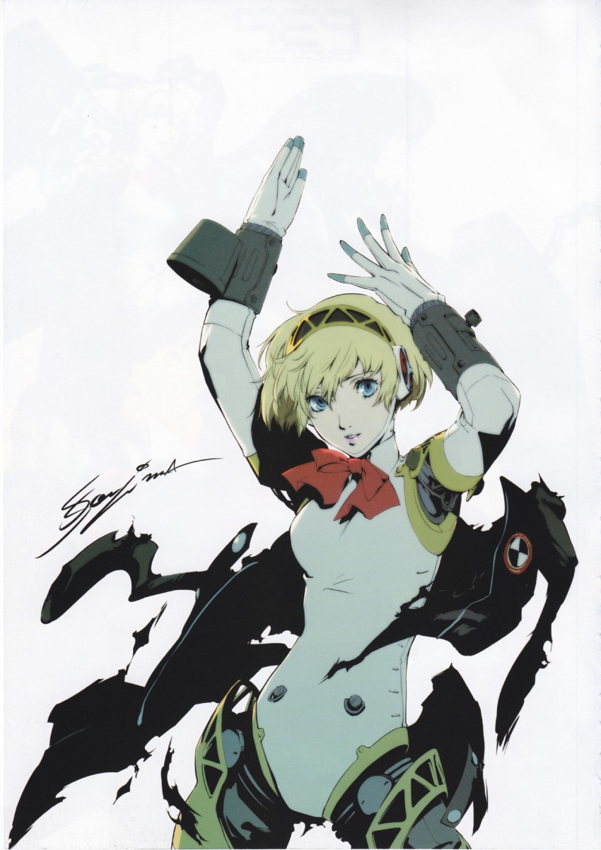 aigis (persona and 1 more) drawn by soejima_shigenori