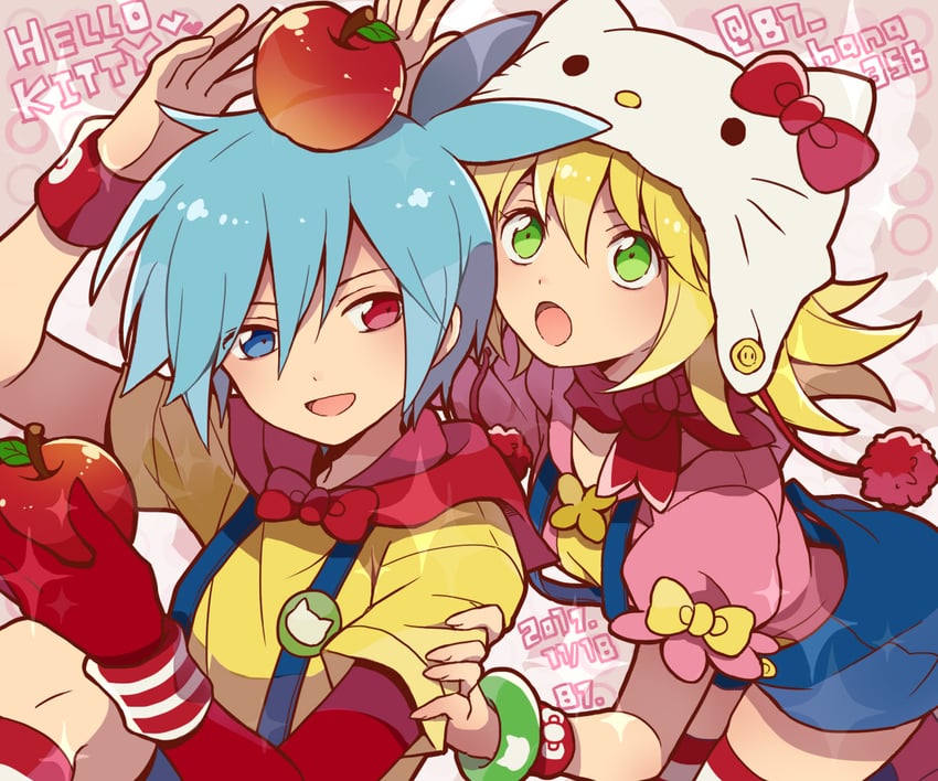 hello kitty, amitie, and sig (sanrio and 4 more) drawn by hana_(mew)