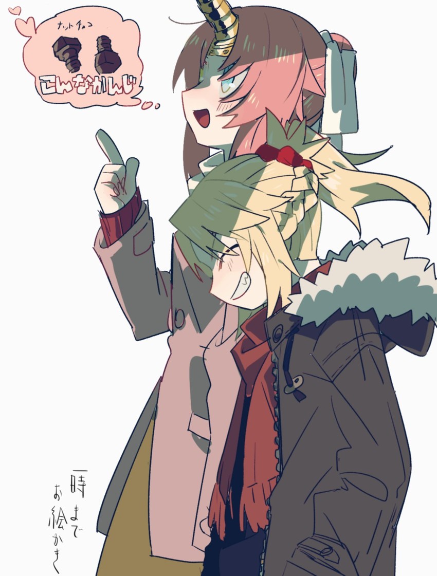 mordred and frankenstein's monster (fate and 1 more) drawn by uotsu_(sabakou)