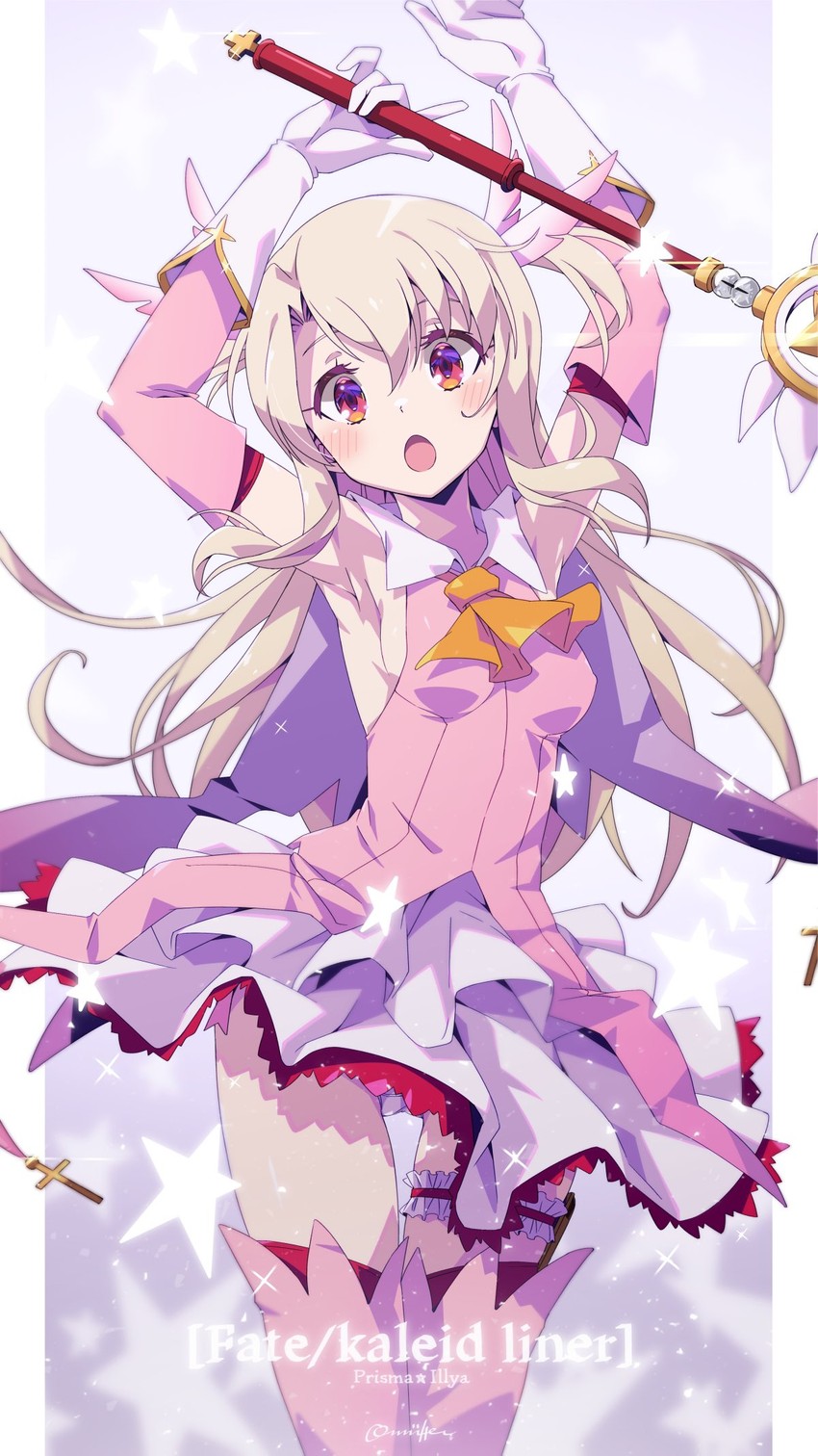 illyasviel von einzbern, prisma illya, and magical ruby (fate and 1 more) drawn by oomura_karasu