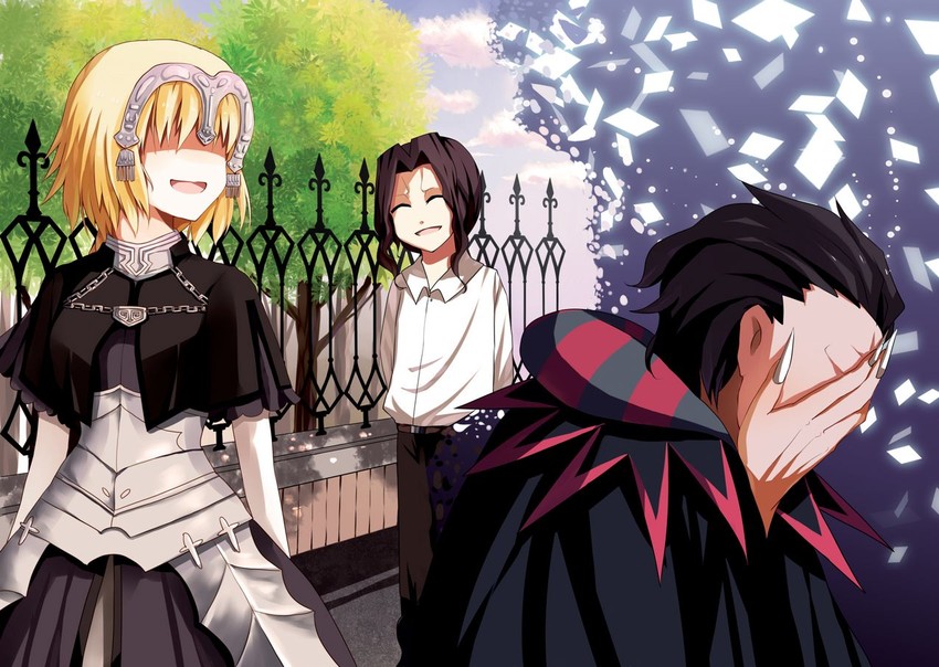 jeanne d'arc and gilles de rais (fate and 2 more) drawn by pawnluoluo