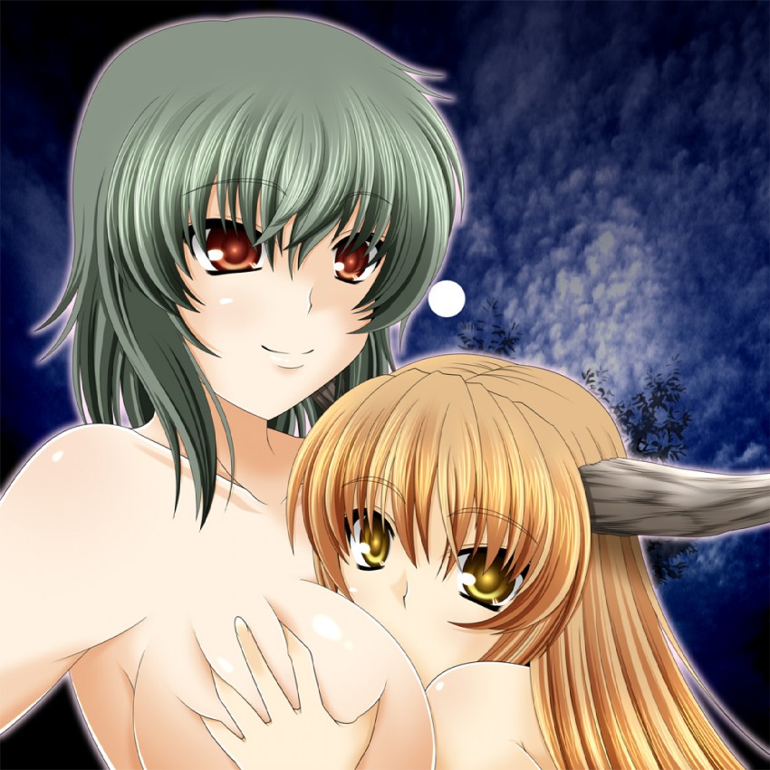 kazami yuuka and ibuki suika (touhou) drawn by yua_(checkmate)