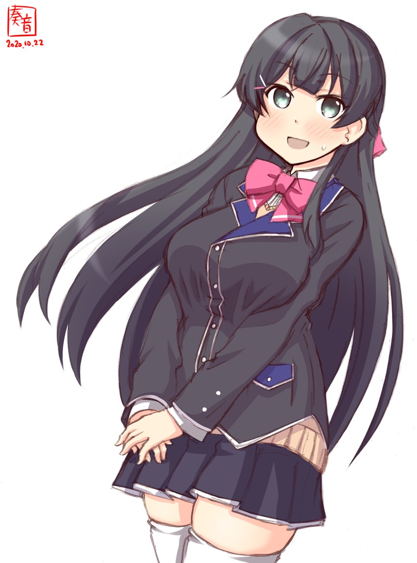 tsukino mito and agano (kantai collection and 1 more) drawn by kanon_(kurogane_knights)