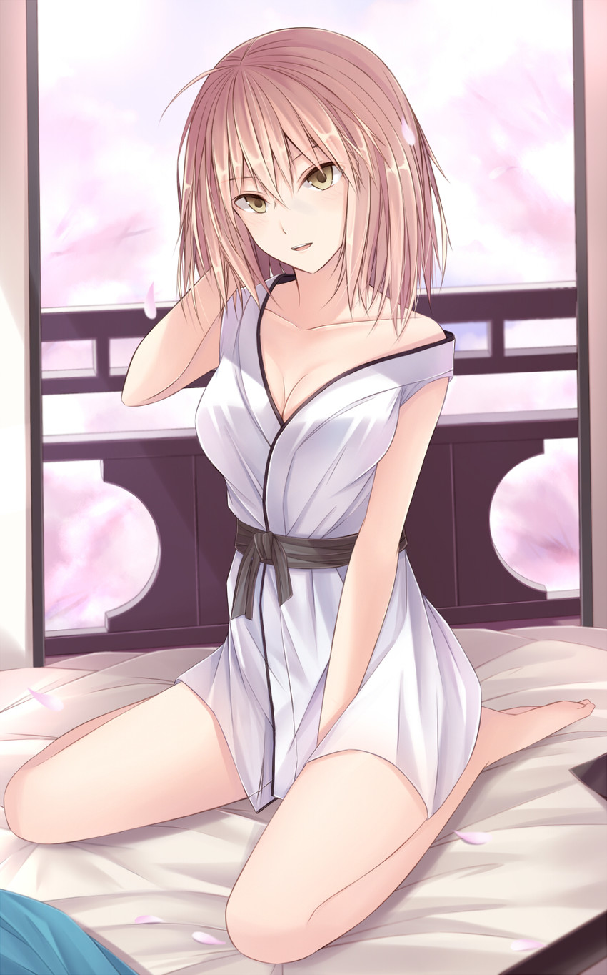 okita souji (fate and 2 more) drawn by kanpyou_(hghgkenfany)